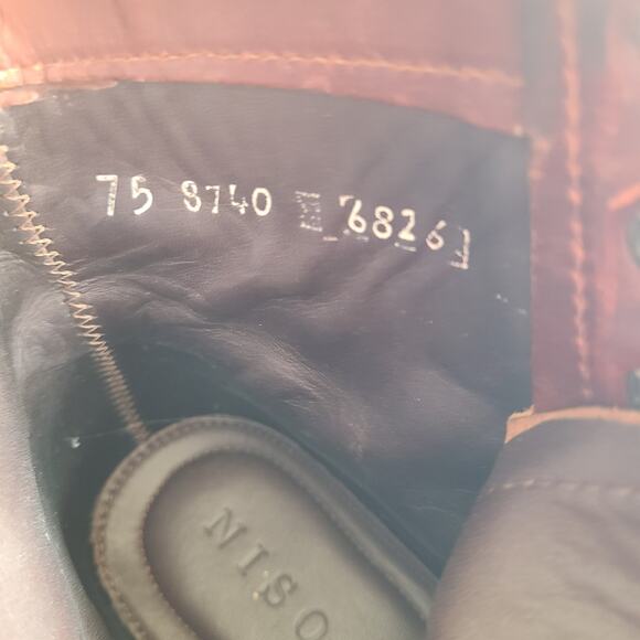 Mens Nisolo Andres All Weather Brown Leather Ankle‎ Dress Boots Size 7.5 M - Picture 9 of 15